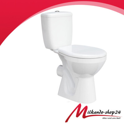 Design Stand Wc Toilette komplett set Spülkasten KERAMIK Inkl. Wc Sitz kombi.