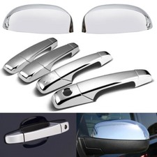 For 2007-2013 Chevy Silverado Gmc Sierra Chrome Top Mirror 4dr Handle Covers For 2007-2013 Chevy Silverado Gmc Sierra Chrome Top Mirror 4dr Handle Covers