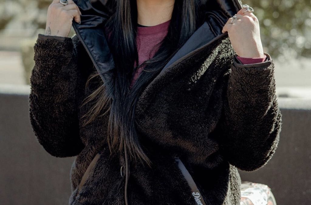 DIXXON Womens’s Sherpa Cardigan Coat Large “Black”  BNIB Sold Out
