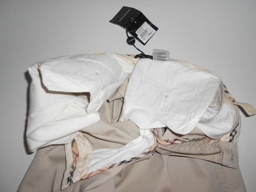 BURBERRY kids Boy 10 Years CWF. Beige CHINOS / TROUSERS with tags - NEW RRP 73€ - Picture 11 of 12