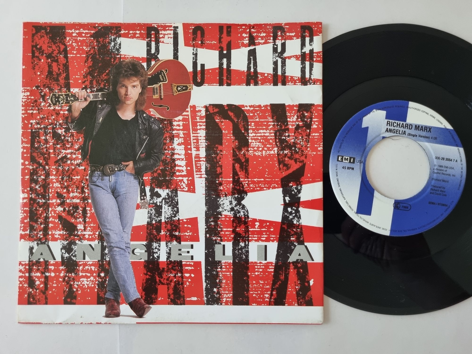 Richard Marx - Angelia 7'' Vinyl Germany