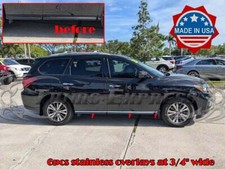 Fit 2013-2021 Nissan Pathfinder Body Side Overlay Accent Molding Trim Stickon Fit 2013-2021 Nissan Pathfinder Body Side Overlay Accent Molding Trim Stickon