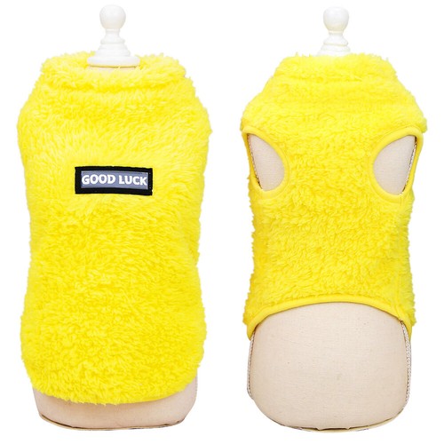 Dog Cat Sweater Warm Fleece Pet Puppy Vest Coat Jacket Winter Padded Clothes S M - Picture 3 of 19