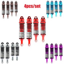Amortiguador trasero delantero de metal 4 piezas para piezas de coche de radiocontrol Traxxas Slash 1/10
