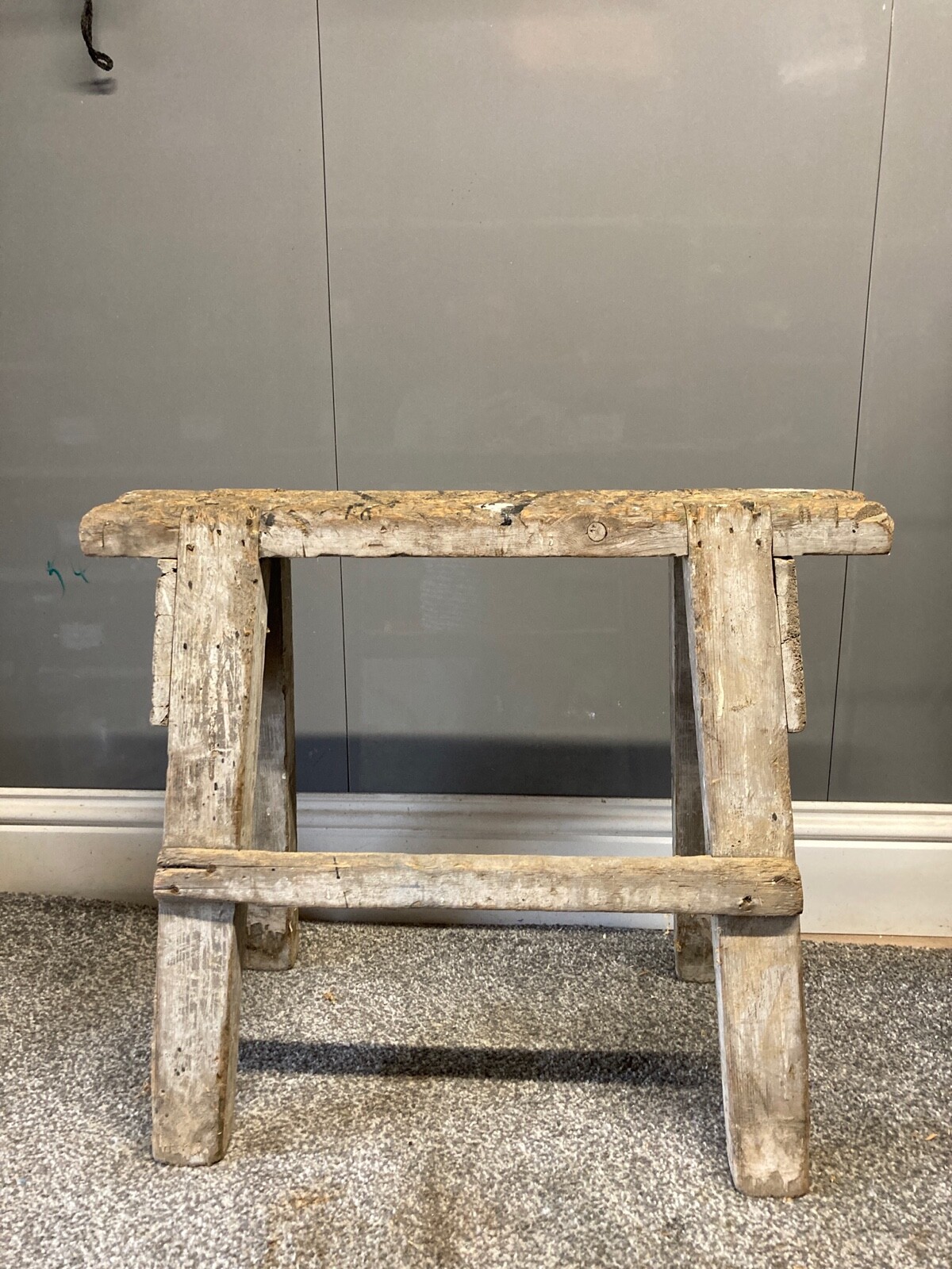 1 x Wood Builders Trestle stand saw horse carpenters joiners vintage