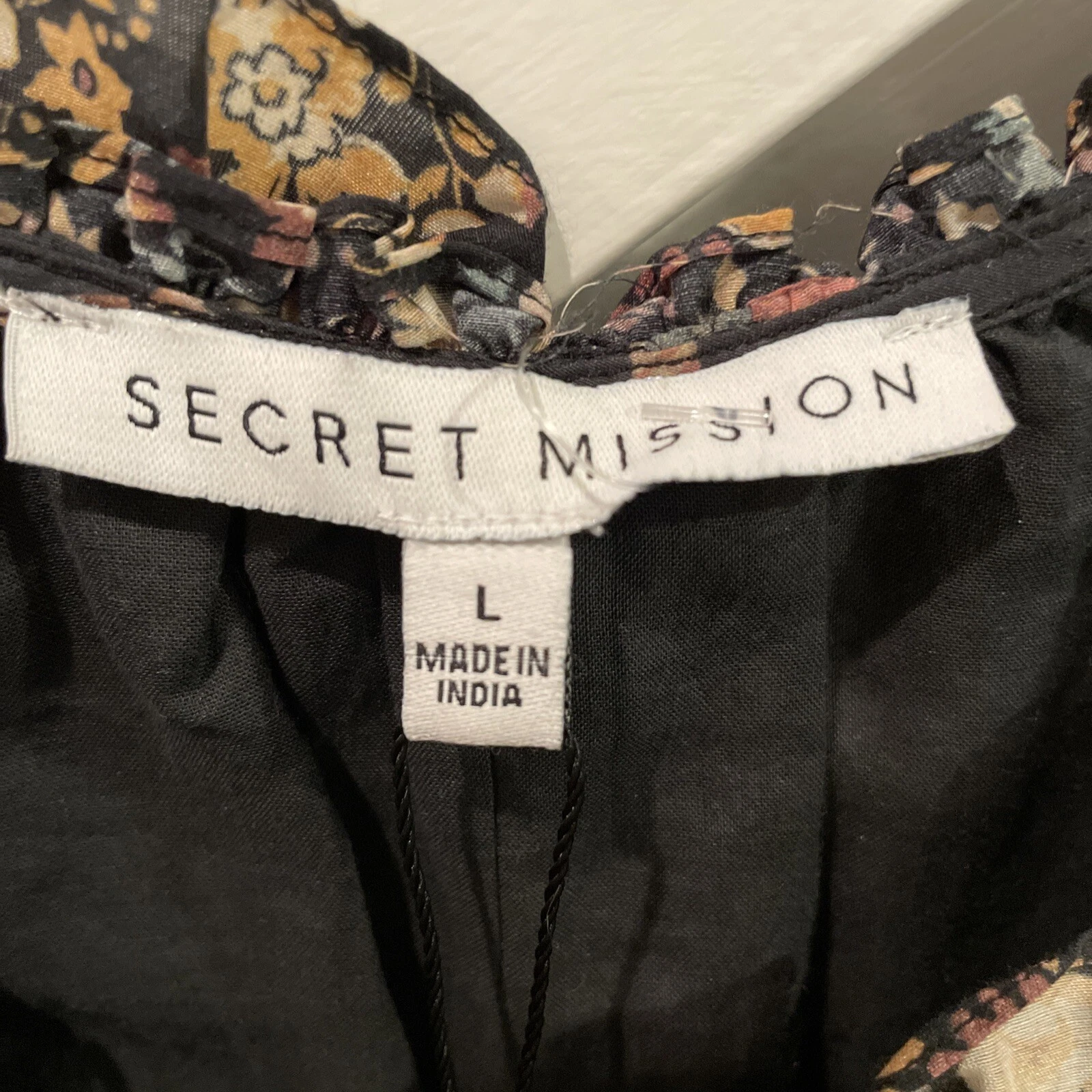 UNDERCOVER Mini abito Super Natural by SECRET MISSION Città del Capo Isabel floreale a più livelli grande