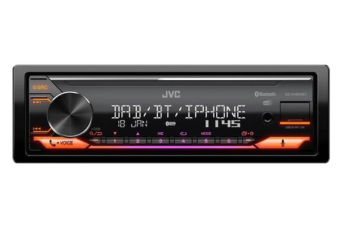 JVC Digital 1-DIN Autoradio DAB+ Bluetooth für Opel Astra H matt chrom Canbus - Bild 6 von 6