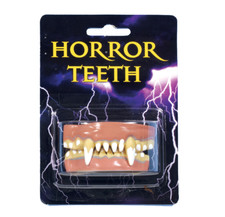 Werewolf Teeth Fangs ~ Halloween Horror Dentures ~ Monster Style Novelty