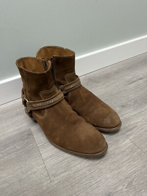$698 John Varvatos Collection Eldridge Harness Boot 8.5 | eBay display picture 2