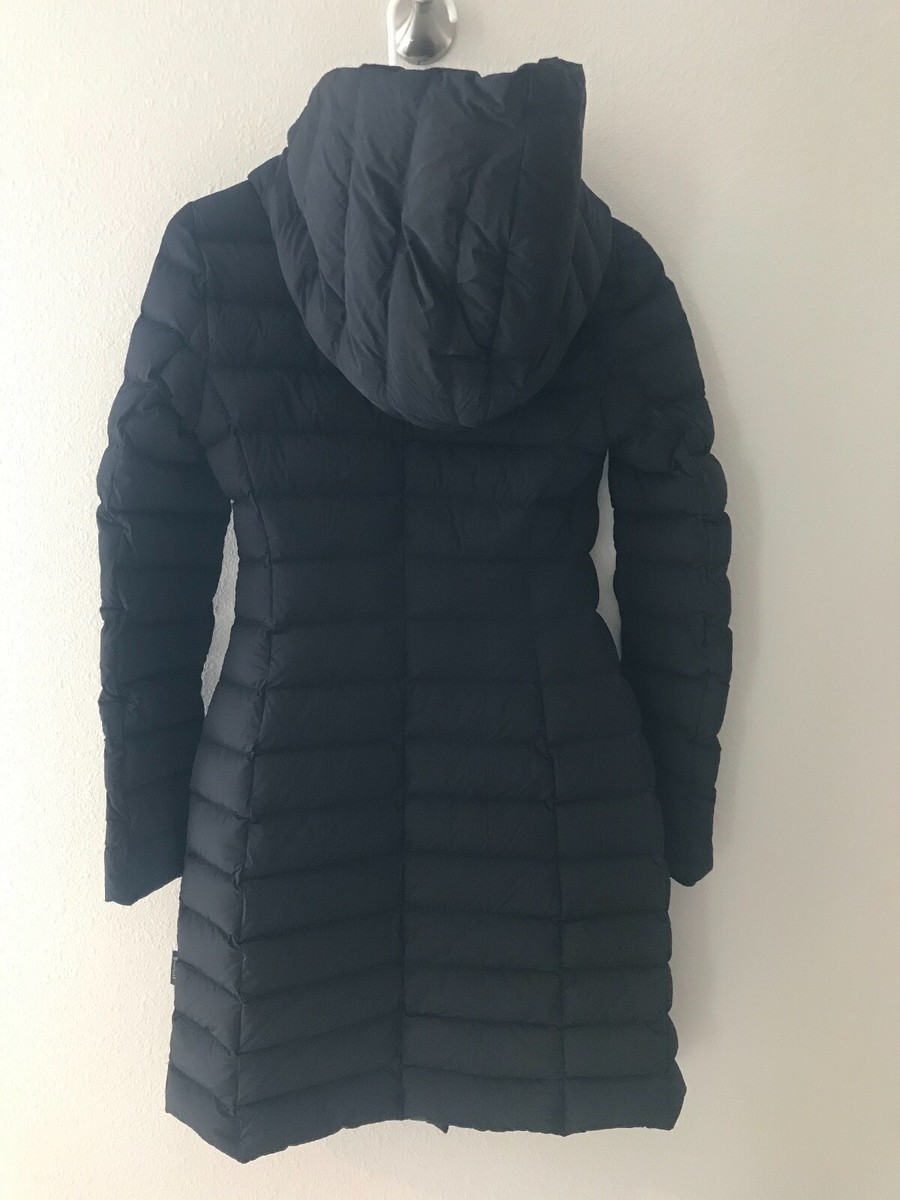 Moncler Barge Asymmetric-Zip Black Quilted Down-filled Coat Moncler Barge Asymmetric-Zip Black Quilted Down-filled Coat