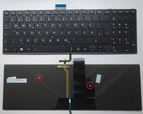 Clavier AZERTY Français Neuf Pour Toshiba Tecra Z50-C / Satellite – Remplacement