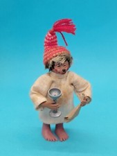 Vintage PETER STEIFF Hedgehog Mecki Doll 3.5" Mohair