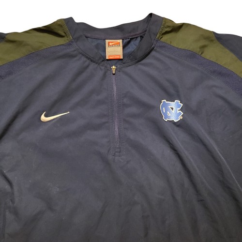 Giacca camicia manica corta North Carolina Tar Heels uomo grande Nike Fit Storm - Foto 2 di 14