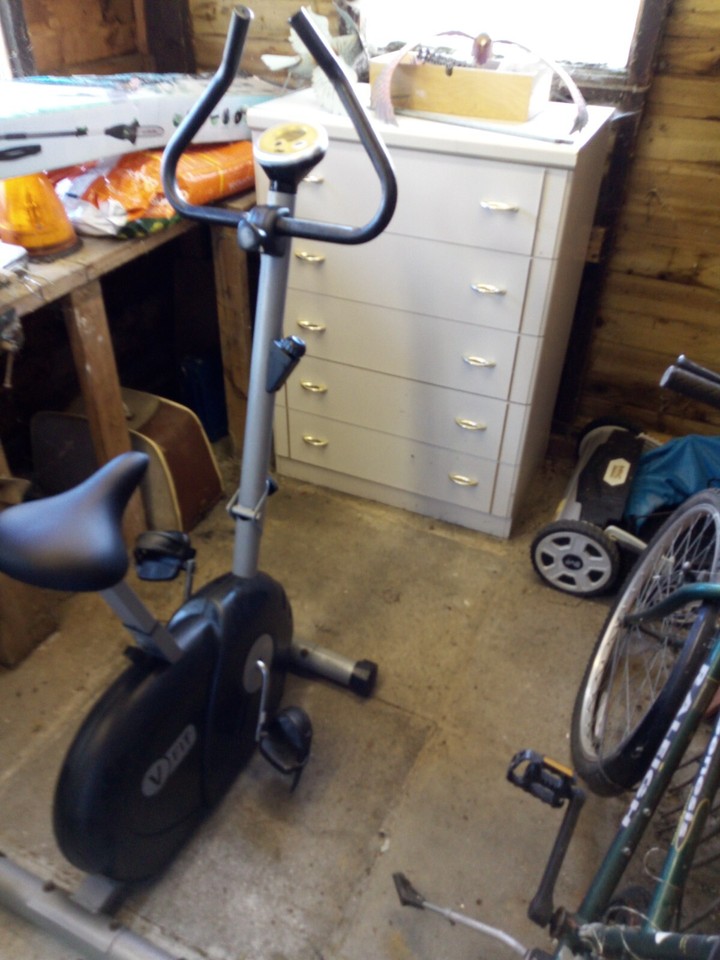 folding exercise bike used eBay