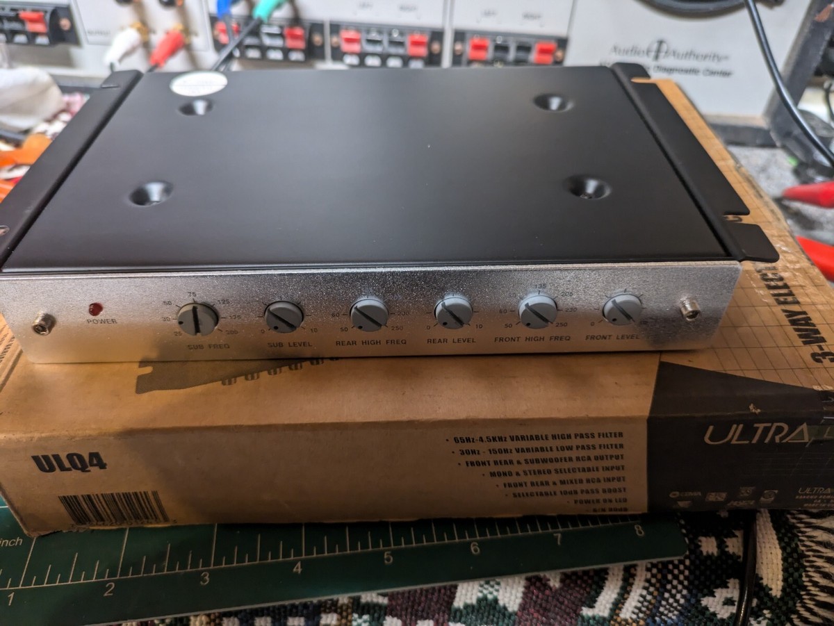 Rare VTG Ultra Linear ULQ4 3 Way Electronic Crossover Old School