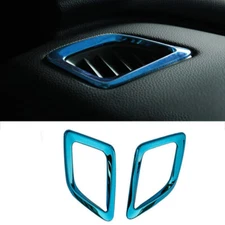 For Honda 10th Accord 2018-2022 Blue Titanium Dashboard Side Vent Overlay Cover