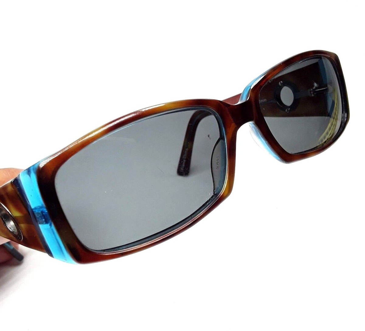 BCBGMAXAZRIA Tortoise Brown Blue Sunglasses - Fleur 56-16  display picture 3