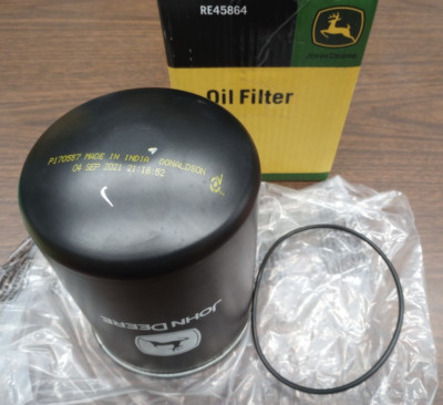 Filtre à Huile JOHN DEERE RE45864 - Équivalent Donaldson P165877, Compatible Tracteur, Neuf, Fabriqué En Inde