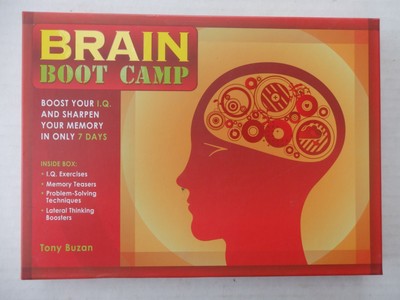 Brain Boot Camp by Tony Buzan Book + Memory Wheel + Board + Pens