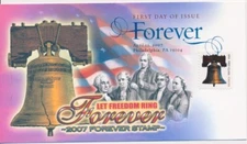 #4125 Forever Liberty Bell Therome cachet First Day cover 52 made Digital color