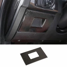 Carbon Fiber Driver Storage Box Handle Cover Decor For BMW 3-Series 2005-2012