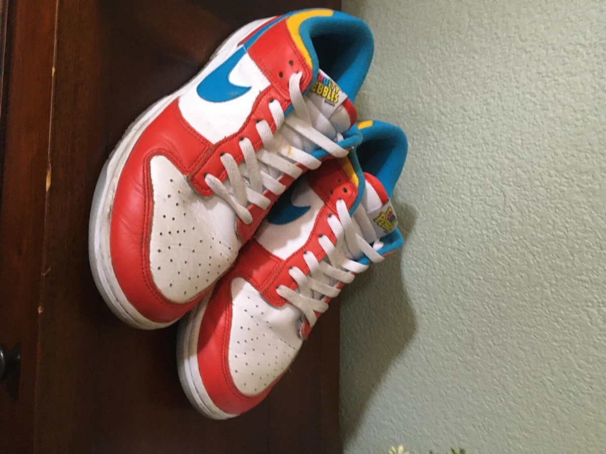 lebron james x nike dunk low fruity pebbles