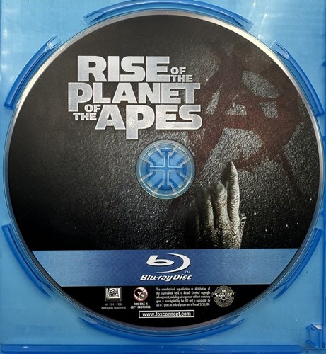 Rise Of The Planet Of The Apes Blu-ray Andy Serkis James Franco Free Shipping - Picture 3 of 3