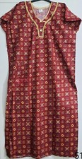 Indian Nightwear Cotton Stitched Gown  Nightie UK sizes are 30
