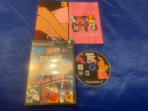 Grand Theft Auto: Vice City (Sony PlayStation 2, 2002) tested complete