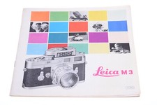   LEICA M M3 CAMERA ORIGINAL PRODUCT GUIDE BROCHURE GERMAN 124