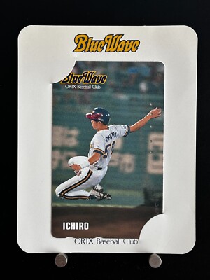 Ichiro Suzuki Telephone Card Orix Blue Wave Baseball Club