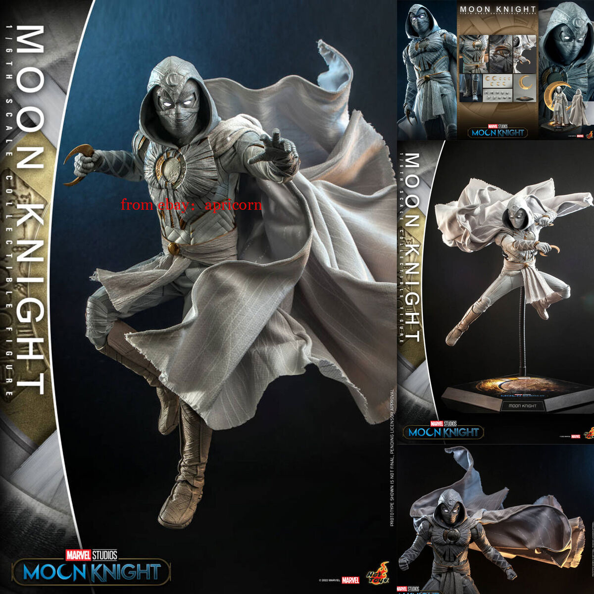 Hottoys TMS075 Moon Knight 1/6 Collectible Action Figure Hottoys TMS075 Moon Knight 1/6 Collectible Action Figure
