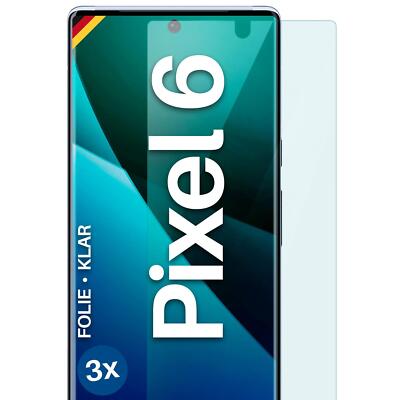 3x Schutzfolie für Google Pixel 6 Displayschutz Handyfolie HD flexibel kein Glas