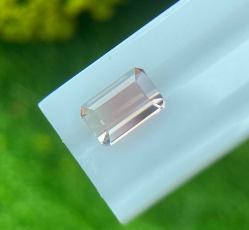1.62 Cts | natural loose" Tourmaline | bi color | Emerald Shape | Step cut - Picture 4 of 5