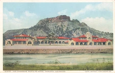 Postcard The Cardenas, Santa Fe Hotel, Trinidad, Colorado, HARVEY VTG VPC02.