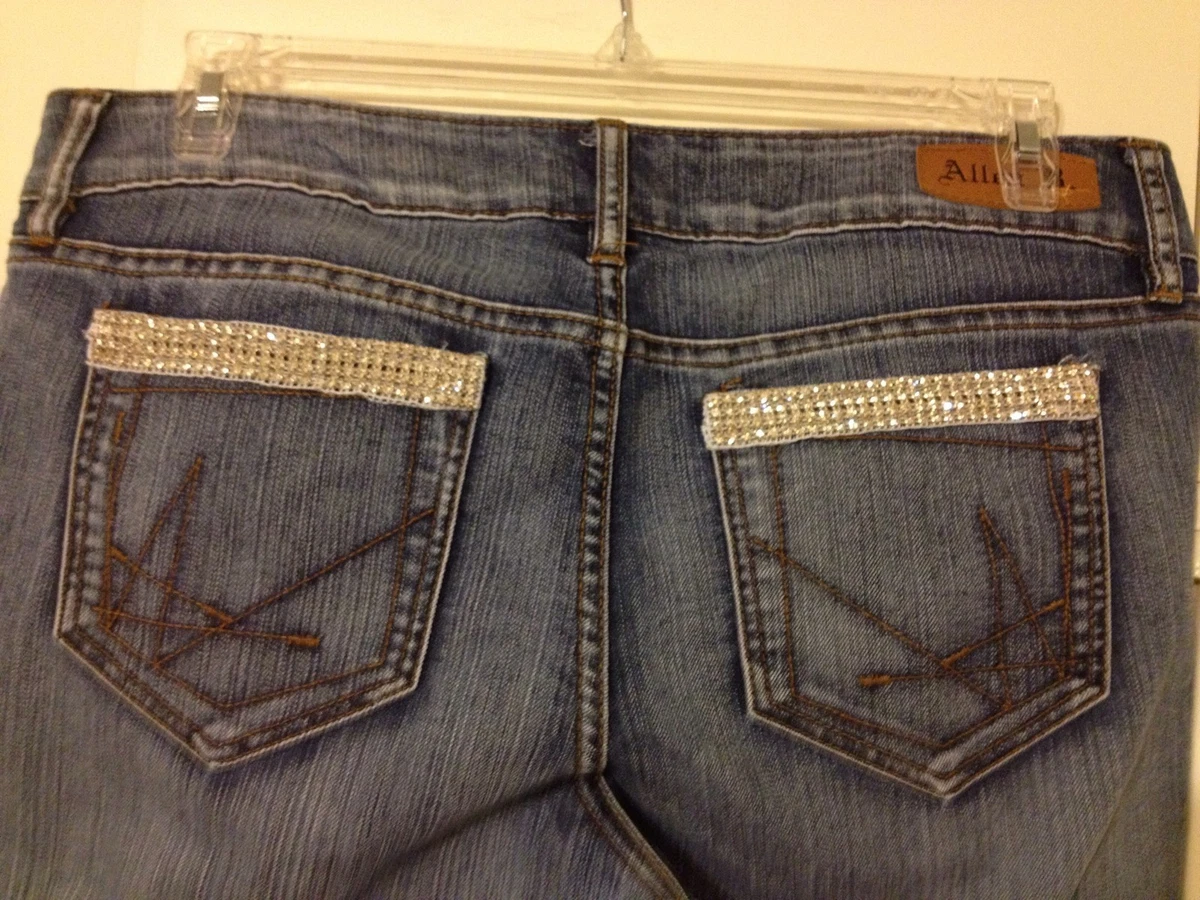ALLEN B. BY ALLEN SCHWARTZ ABS RHINESTONE S 8 STONEWASHED