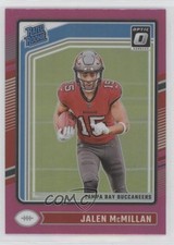 2024 Panini Donruss Optic Rated Rookie Pink Prizm Jalen McMillan #239 19lw
