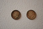 Two Roosevelt Silver Dimes 1946 D and 1947 D