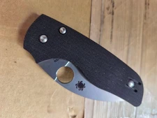 Used- Spyderco Lil' Native Wharncliffe Folding Knife C230GPWC S30V Blade G-10