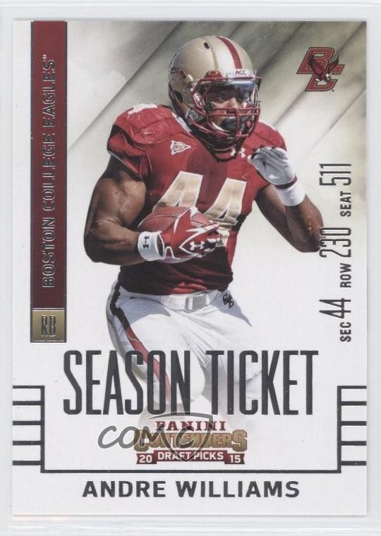 2015 Panini Contenders Draft Picks Andre Williams #9 0b7