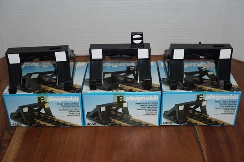 Playmobil 4352 End of Line Track Stops G Scale Lot (3) Vintage Germany