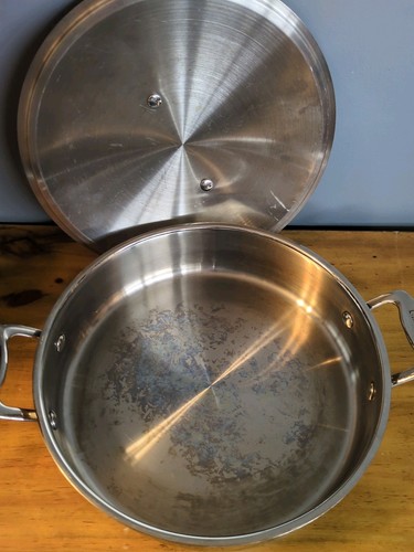 Cuisinart MultiClad Pro 13" Round 5.5 qt Stainless Steel Casserole Dishes - Picture 6 of 16
