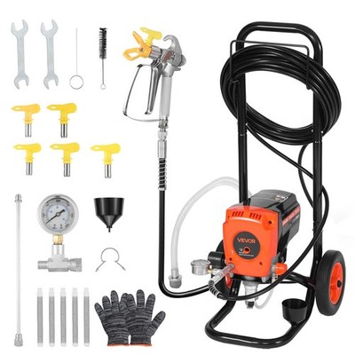 VEVOR Stand Airless Paint Sprayer Airless Sprayer with Cart 900W for Deck Fence