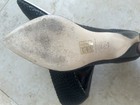 Tory Burch Black  woven leather pumps Heels 9.5 — photo 6