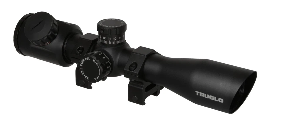 Mira para rifle TRUGLO Tru-Brite Xtreme 4x32 mm iluminada Mil-Dot con anillos (TG8... Foto 3 de 3