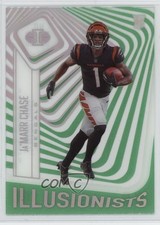 2021 Panini Illusions Illusionists Emerald Ja'Marr Chase #ILL-16 0z10