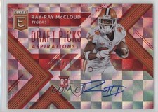 2018 Panini Elite Draft Picks Aspirations Red /75 Ray-Ray McCloud Rookie Auto RC
