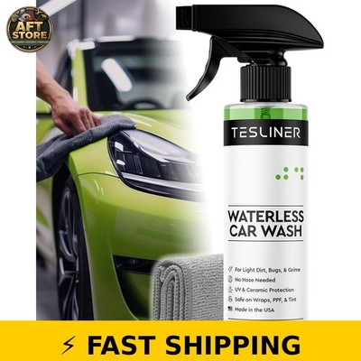 TesLiner Waterless Car Wash Spray for Tesla - Biodegradable Cleaning