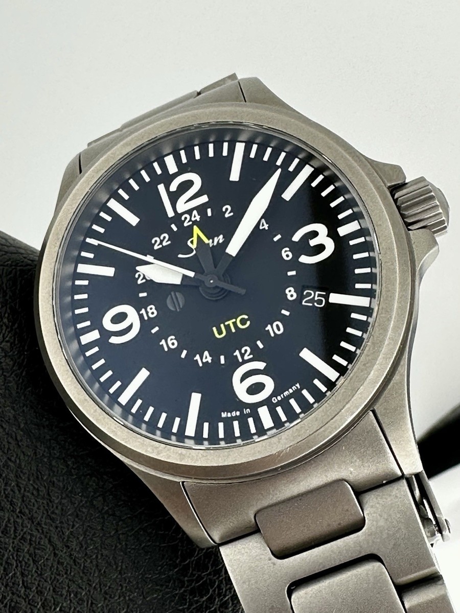 Sinn 856 UTC Fully Tegimented H-Link Bracelet 40mm Cal SW330-1