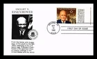 US COVER FIRST DAY OF ISSUE PRESIDENT DWIGHT DAVID EISENHOWER 25C POSTAGE